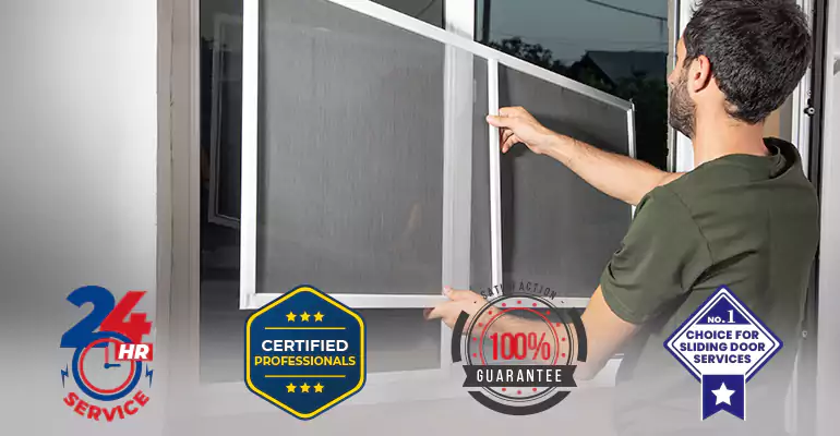 Sliding Screen Door Frame Repair in North Miami